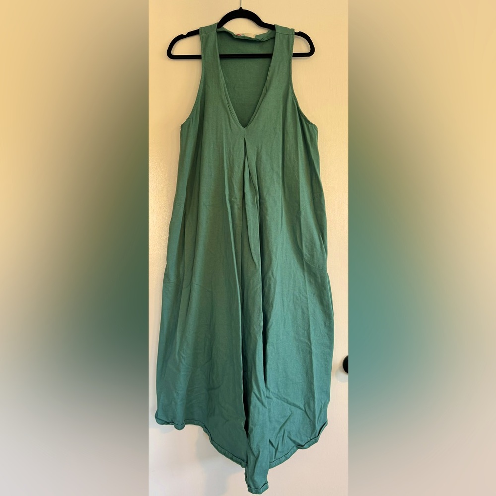 Free People Beach Teal Maxi Dress